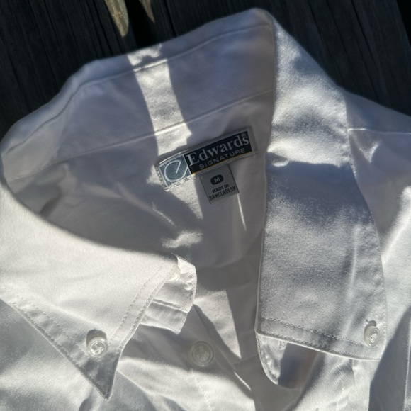 Men's White Casual Button Down Shirt‎ - Picture 2 of 3